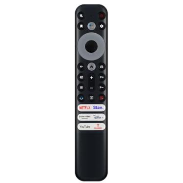 Imagem de RC902V Far1 Novo controle remoto de voz de substituição adequado para TCL Mini LED 8K Smart TV 65X925 75X925 com Netflix Stan Prime-Video Disney+ YouTube TCL-Channel APPs