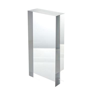 Imagem de CiaoHER Bloco De Exibição De Cubo De Acrílico Sólido De 2 Pol. De Espessura, Pedestal Polido Transparente, Base Sólida De 2" X 5" X 10", 1 Pacote
