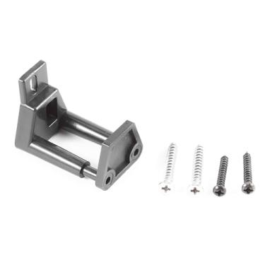 Imagem de Porta, piso inferior de plástico premium montado na parede, ferragens para porta de celeiro deslizante com parafusos, 5 x 4 x 3 cm