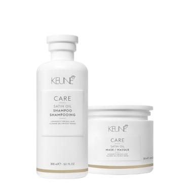 Imagem de Kit Keune Care Satin Oil Shampoo Máscara (2 produtos)
