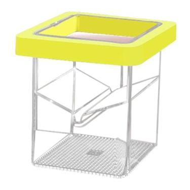 Imagem de predolo Caixa de isolamento para aquário, caixa de reprodução, viveiro de acrílico, transparente, destacável, resistente, incubadora para incubação, Amarelo
