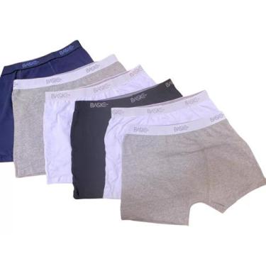 Imagem de Kit 10 Cuecas Masculina Boxer 96% Algodão Cores Sortidas - G - Basic M