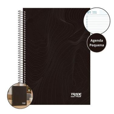 Imagem de Agenda Profissional 2026 Espiral Pequena Trade Plus Diária Folha Intei