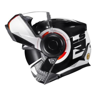 Imagem de Capacete Ls2 FF902 Scope Arch Branco e Vermelho, 56