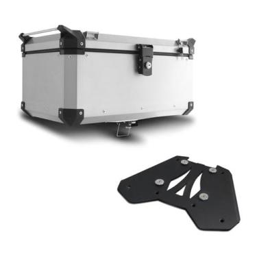 Imagem de Baú Bauleto de Moto Alumínio 56l Super Adventure + Base F 850 Gs Premi