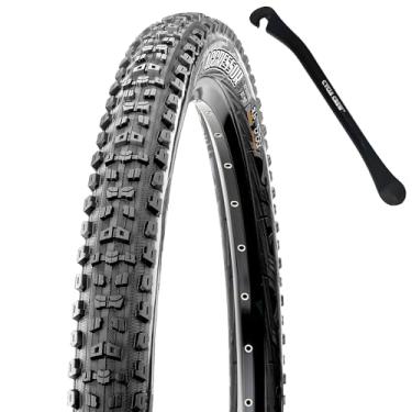 Imagem de Pneu para mountain bike MAXXIS Aggressor - 29 x 2,50 WT, 63-622, duplo, EXO, pronto para tubless, WT, pacote com alavanca de pneu Cycle Crew