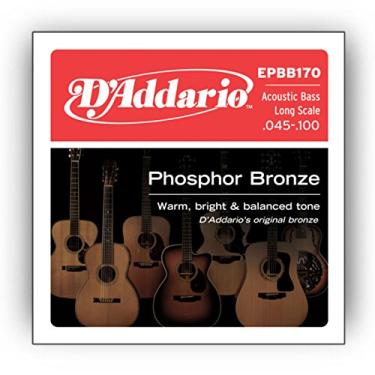 Imagem de Encordoamento Para Baixolão 4 Cordas Escala Longa .045-.100 D'Addario Phosphor Bronze EPBB170