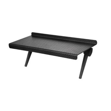 Imagem de ＫＬＫＣＭＳ Prateleira montada na parede para roteador e TV, suporte ajustável para tela de computador, 26cmx11,5cm