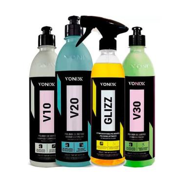 Imagem de Kit Otimizador Glizz 500ml + Polimento Vonixx V10 V20 V30