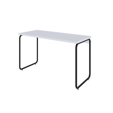 Imagem de Mesa Office 120x60x75cm Round Branco Chess - Est.preta Branco Chess - Est.preta