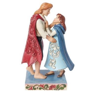 Imagem de Enesco Coleção Disney Traditions por Jim Shore Estatueta da Bela e a Fera Bela e o Príncipe - Estatuetas de Princesa Disney Colecionáveis Pintadas à Mão com Resina de Pedra Pintada à Mão Estátua de
