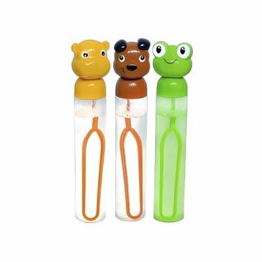 Imagem de Lançador De Bolhas Sabão Tubo Personalizado Animais -Sortida - Dm Toys
