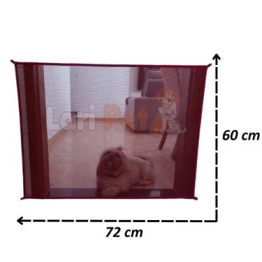 Imagem de Cerca Tela para Cachorros Animais Domésticos Divisoria para Portas Amb