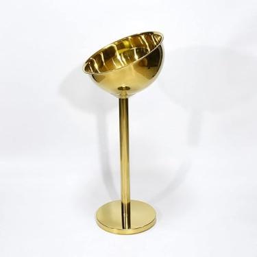 Imagem de balde de gelo para festas Balde de gelo vertical com rack balde de champanhe aço inoxidável engrossado bacia de vinho de gelo utensílios de bar bebidas acessórios de bar recipiente de gelo balde de