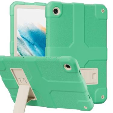 Imagem de Stweap Capa para Samsung Galaxy Tab A9+/A9 Plus 11 polegadas modelo 2024 (SM-X210/X216/X218), capa protetora resistente à prova de choque de alto impacto (verde-claro)