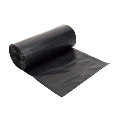 Imagem de Saco de Lixo Plástico Preto 100 Litros 6 Micras Reforçado 100un - Tote