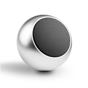 Imagem de Caixa de Som Bolinha Bluetooth Super Potente Mini, sem fio, Tws Mini Speaker Amplificada (PRATA) - TYDA