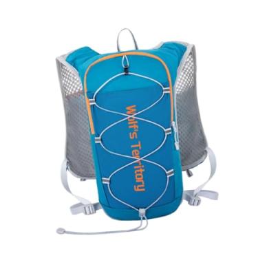 Imagem de simhoa Colete de corrida, mochila para homens e mulheres, colete aquático respirável, leve, mochila para corrida, ciclismo, caminhada, escalada, Azul