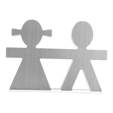 Imagem de Ailgely Porta de Guardanapo de Aço Inoxidável, Estilo Moderno de Amante de Decoração de Mesa de Serviette, Multifunção, Polimento de Espelho, Borda Suave para Segurança, Grande