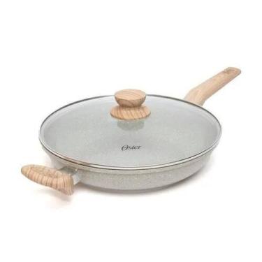 Imagem de OSTER Frigideira Com Tampa 28Cm Com Revestimento Cerâmico Marble Editi