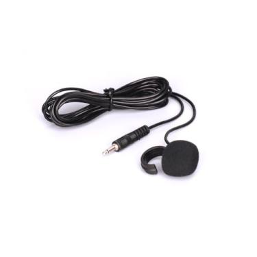 Imagem de ThtRht Microfone harmônico de 3,5 mm, clipe de anel, suporte de dedo para flauta, microfone de instrumento de sopro com fio para blues gaita órgão C flauta Zelda Ocarina Soprano gravador portátil de