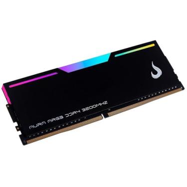 Imagem de Memória RAM Gamer Rise Mode Aura, RGB, 32GB (2x16GB),3200MHz, DDR4, CL16, Preto - RM-D4A-32G-3200ARGB