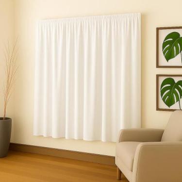 Imagem de Cortina Versátil 2,00X1,70 Para Sala Quarto Escritório Decoração Estil