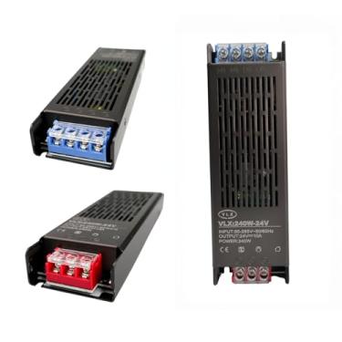 Imagem de Fonte Chaveada Slim 24v 10a 240w Bivolt P Fita Led E Cftv