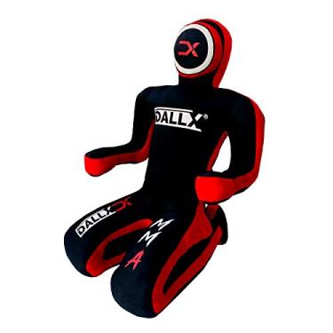 Imagem de DALLX MMA — Bolsa de pancada de Jiu Jitsu Brasileiro Jiu Jitsu BJJ de luta livre judô Karatê de autodefesa para adultos — Sem enchimento (preto, 1,5 m)