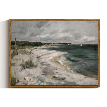Imagem de Arte de parede em Simsea Vintage Coastal Scenic 30x41 cm - InSimSea