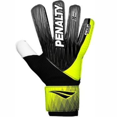 Imagem de Luva Goleiro Penalty Delta Training, Preto, Chumbo, 10