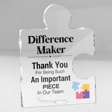 Imagem de Presentes de equipe para funcionários, presente de agradecimento de agradecimento para colegas de trabalho, chefe de equipe, melhor time de todos os tempos, criador de diferenças, peça de