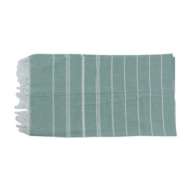 Imagem de SPYMINNPOO Toalha de Praia Listrada, Xale de Fibra Extra Grande Com Borla, para Piscina, Banho, Viagens (#2)