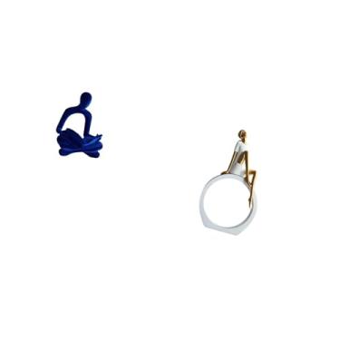 Imagem de Fenteer Estatueta de Pensadora Abstrata, Estátua Feminina, Arte Versátil, Coleção, Ornamento de Mesa, Escultura, Centro de Mesa, Quarto, Leitores, Pres