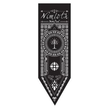 Imagem de Bandeira O Senhor Dos Anéis Árvore Branca Decorativa