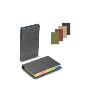 Imagem de Caderno A5 com Capa Dura, 80 Folhas Pautadas, Material Sintético, Suporte para Caneta, Elástico, Miolo Bege (Mini Caderno sticky Bege)