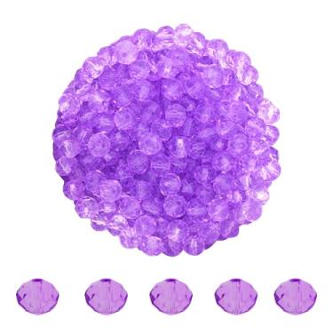 Imagem de Mandala Crafts Contas de cristal de briolette de lavanda de 6 mm – 800 contas de vidro facetadas para fabricação de joias, suprimentos de contas, artesanato DIY, pulseiras, colares, brincos e contas