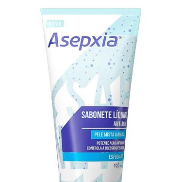 Imagem de Sabonete Líquido Asepxia Esfoliante Pele Mista a Oleosa 100ml