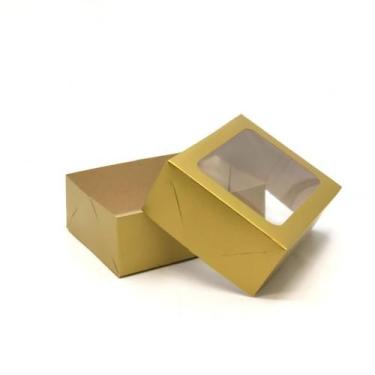 Imagem de 20 Caixas com visor para presente 14x11x5cm - Kaiambá Embalagens e Ace