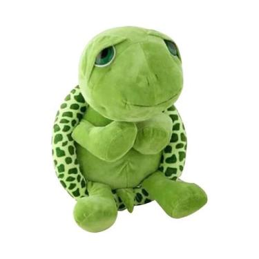Imagem de Mini Tartaruga De Pelúcia Para Crianças, Brinquedo De Tartaruga Com Ol