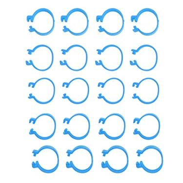 Imagem de GLOGLOW Anel para Pés de Aves, Faixas Plásticas para Pernas para Galinhas e Patos, Fácil Aplicação para Identificação e Criação, 20 Mm de Largura, Ideal para Manejo de Aves (16mm)