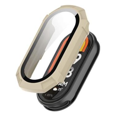 Imagem de BUDAY Capa protetora de vidro para Xiaomi Mi Band 9, antiarranhões, protetor de tela de PC, para-choques para Mi Band 9, capa de relógio, For Mi Band 9, Ágata