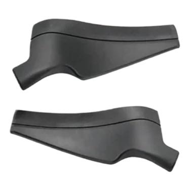 Imagem de KACEPAR Capa de capota lateral do limpador dianteiro, acabamento de extensão externa de para-brisa, substitui 670013463, 670013462, compatível com Maserati Quattroporte Ghibli 2014-2021, 2 peças