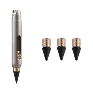 Imagem de Caneta De Emergência Portátil Em Liga De Titânio Mini Lápis Apagável C