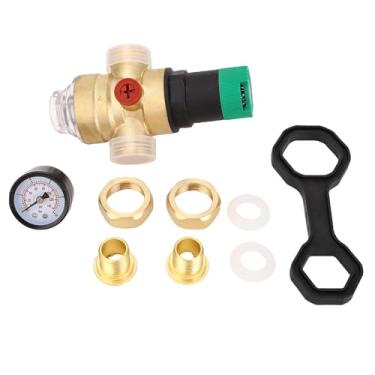 Imagem de FTVOGUE Filtro Regulador de Pressão de água de Latão para Casa, Jardim, Tubulação, Válvula de Controle de Pressão Constante (1/2 polegada (DN15))