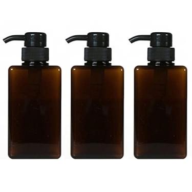 Imagem de Dispensador de sabão líquido para cozinha, óleo essencial engarrafado, frasco de loção de banheiro, dispensador de sabão recarregável para xampu, gel de banho, loção (623 g) dispensador de sabão de