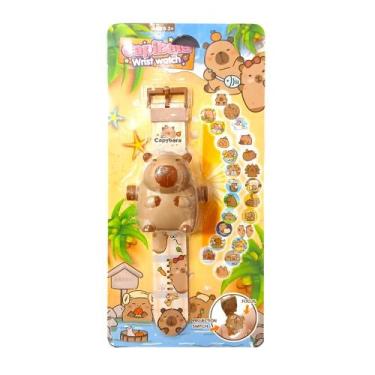 Imagem de Relógio Infantil Capivara Menino Domni