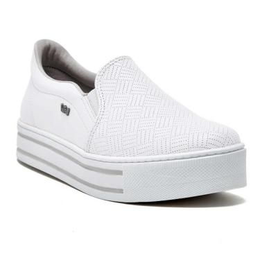 Imagem de Tênis Feminino Casual Slip On Napa Branco Via Marte 23-8601-01-Feminino