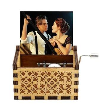 Imagem de Caixa De Música De Madeira Zelda Sky City, Criativa, Manual, Presente 