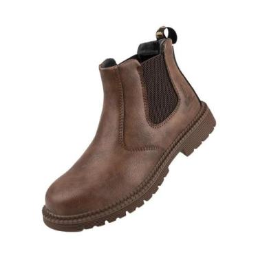 Imagem de Calçados De Segurança Masculinos Com Biqueira De Aço, Botas De Trabalh